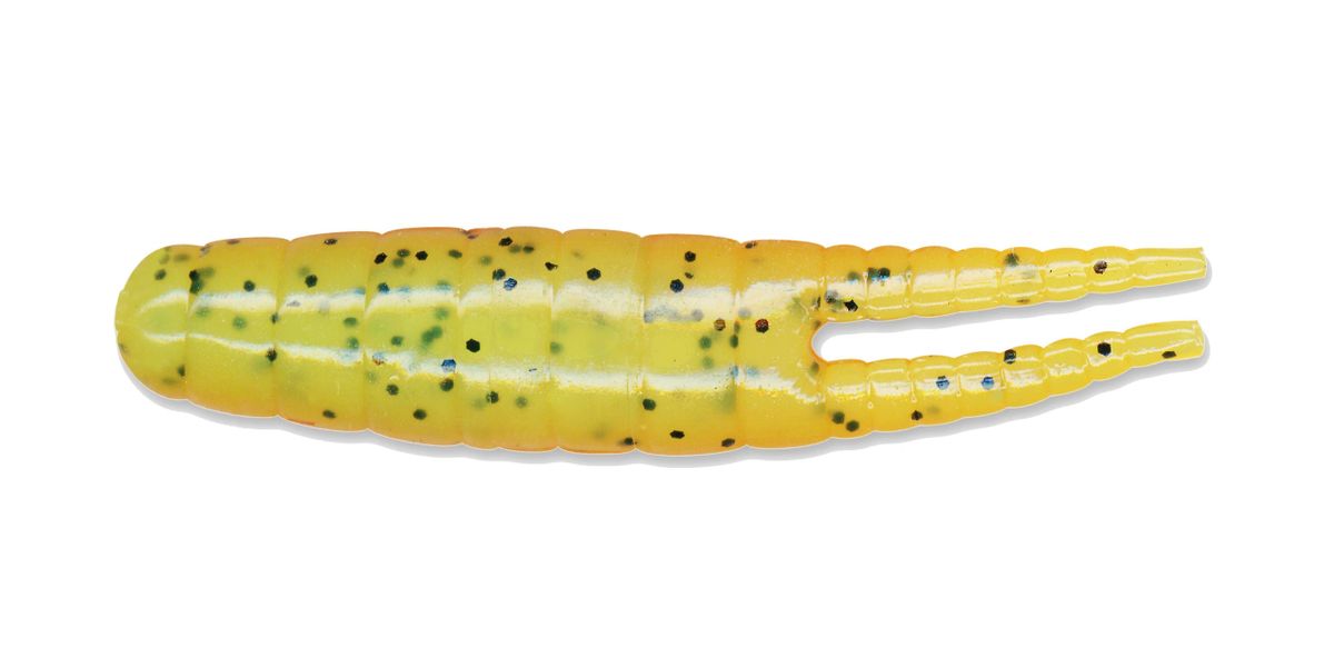 Whirly Bee Grub Orange&Chartreuse WBGLG15