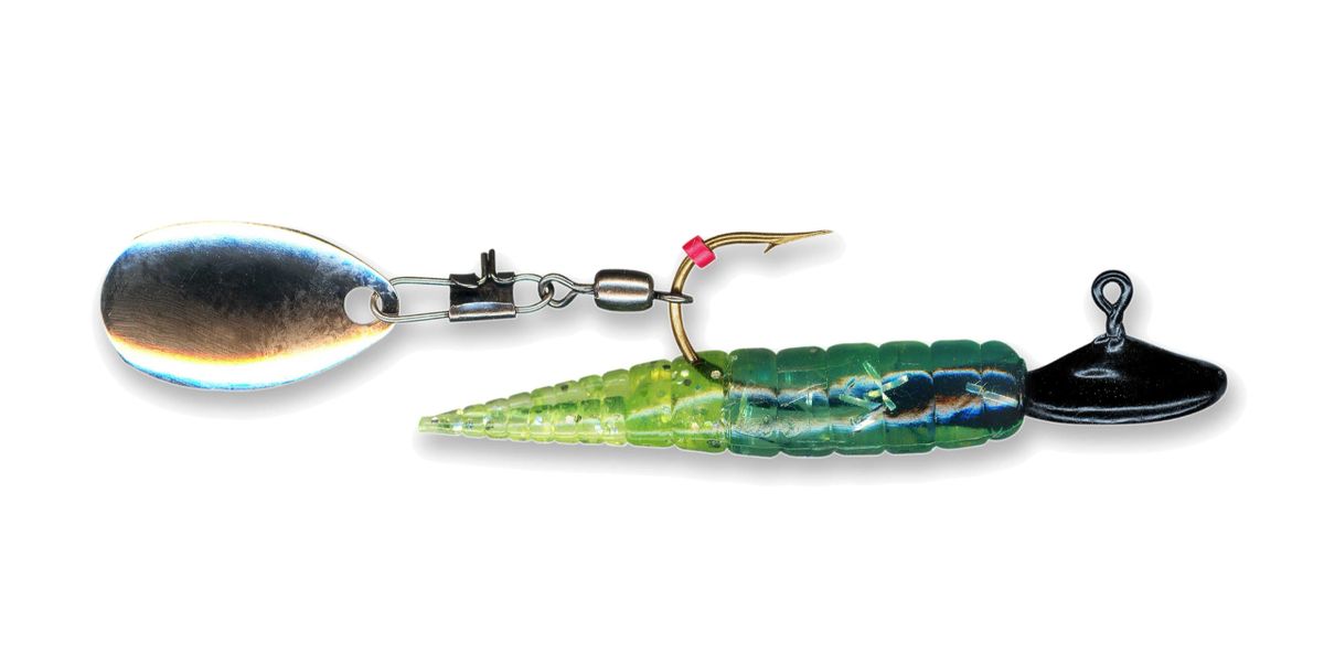 Whirly Bee BLUE ICE / CHARTREUSE TAIL WF6