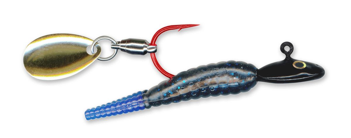 Pro Whirly Bee BLACK/BLUE TAIL WBGF16-PRS