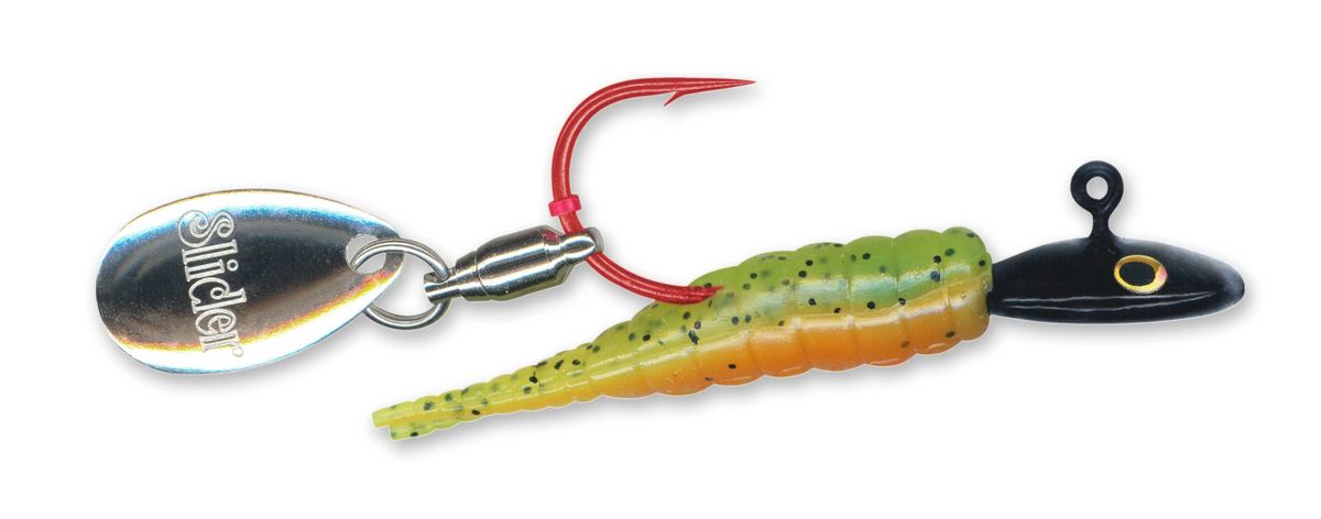 Pro Whirly Bee ORANGE BL FL CHARTREUSE LAMINATE WLG15-PRG