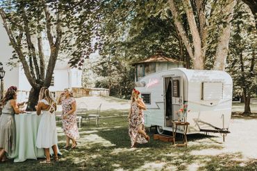 vintage camper photo booth