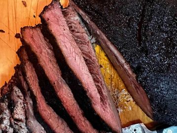 Smoke Show Smoked Brisket Sliced