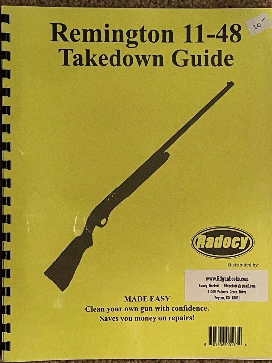 Remington 1148 Takedown Guide