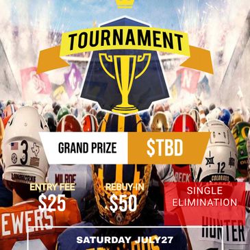 College Football 25 Tournament Flyer