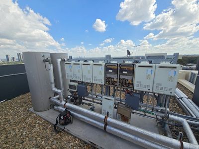 Rheem hot water service for residential block of units