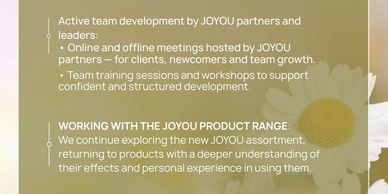 JUNE ANNOUNCEMENT

June opens up new opportunities for JOYOU partners: it’s time to plan, take actio