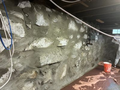 Winchester stone foundation repairs basement waterproofing