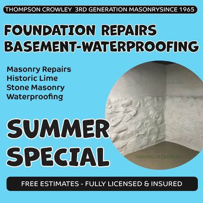stone foundation repairs & waterproofing