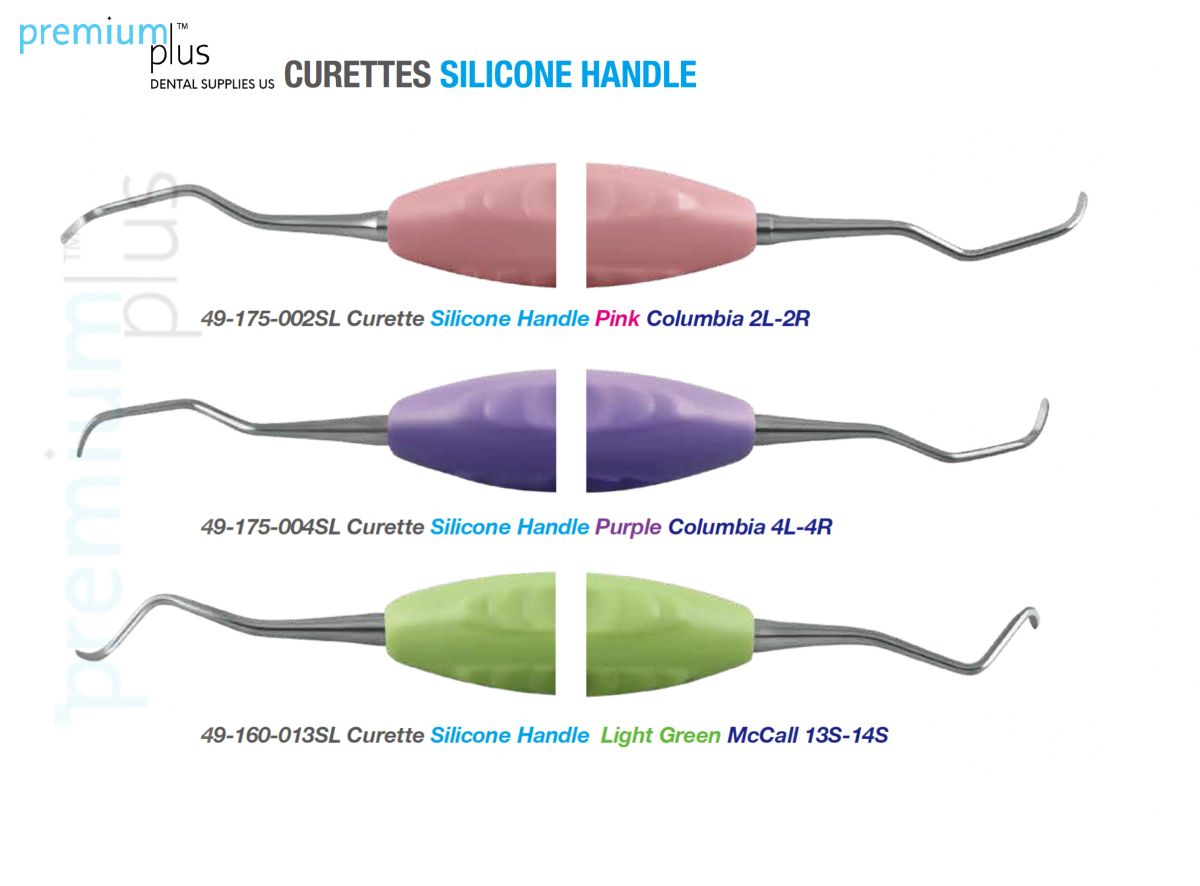 Curettes with Silicone Handle