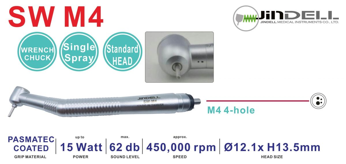 Jindel JinDell High Speed Air Turbine Handpiece