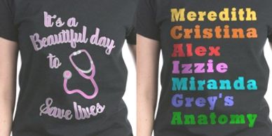 Greys Anatomy shirts