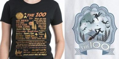 The 100 TV show shirts and products