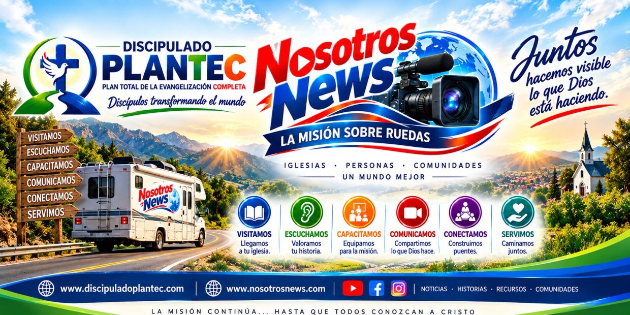 Promoción de discipleship y misión móvil para iglesias y comunidades.