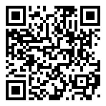 A black and white QR code on a white background.