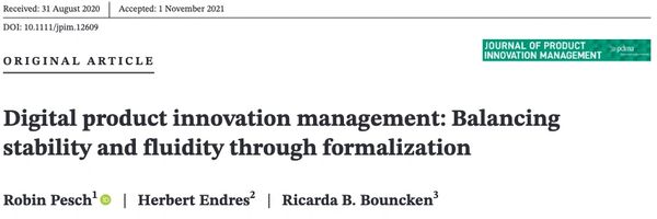 Digital Product Innovation Management