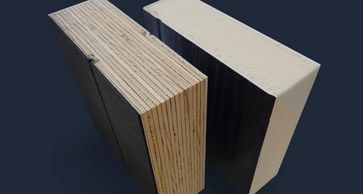 Solid Core timber layers vs GRP foam filled doors available from Mansfield Front Doors.