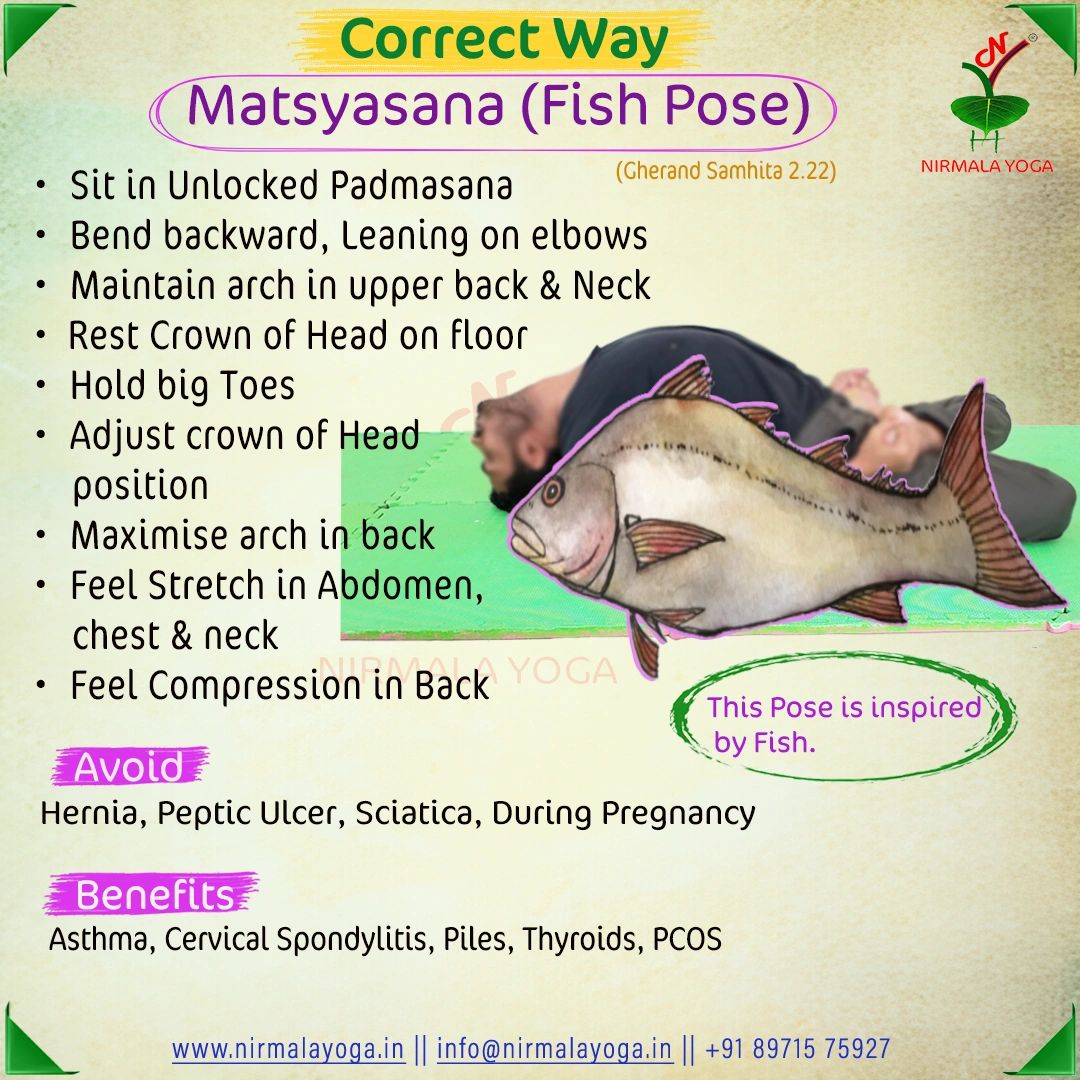 Learn the Correct Way to Do Matsyasana (Fish Pose)