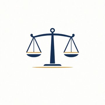 A simple illustration of a balanced scale symbolizing justice.