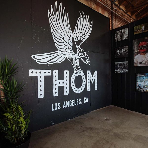 Mural of eagle and THOM in Los Angeles, CA.