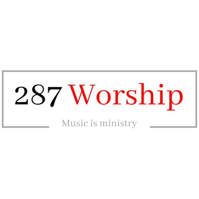 287 Worship logo with the tagline 'Music is ministry'.
