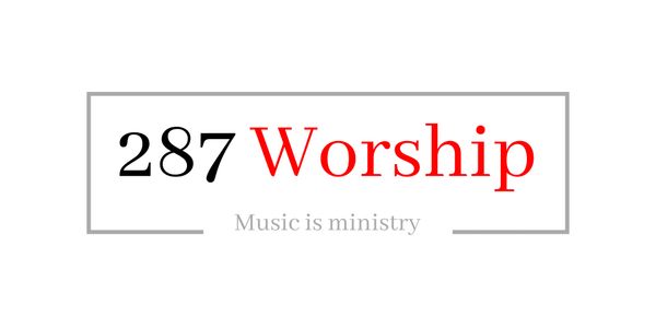 287 Worship logo with the tagline 'Music is ministry'.