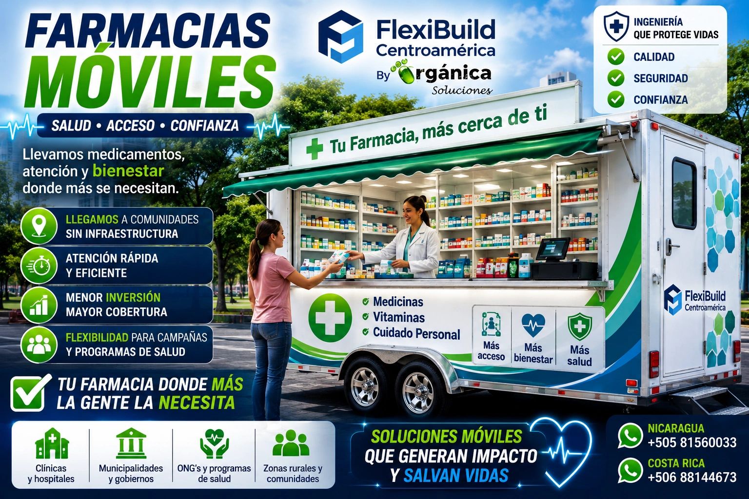 Clínicas y unidades móviles de servicios