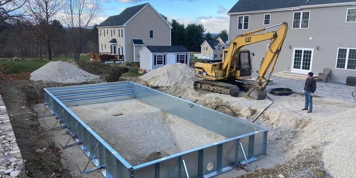 Pool installation in Northborough Ma