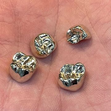 Milled Gold Crowns  Full Metal
