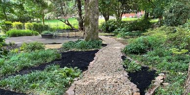 Dry creek bed and drainage solutions