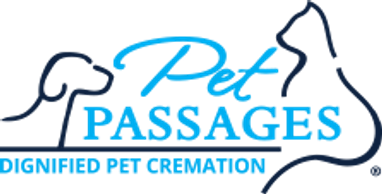 Logo for Pet Passages pet cremation service.