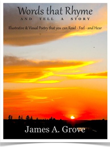 Book cover of a beautiful orange yellow prairie sunset.