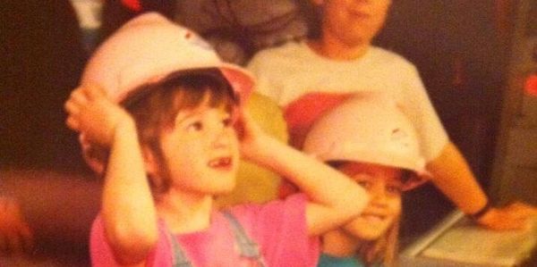 A young Katie Romo dons a hard hat in the 90's and finds her true calling.