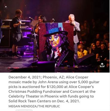 Alice Cooper's Christmas Pudding fundraiser 2021