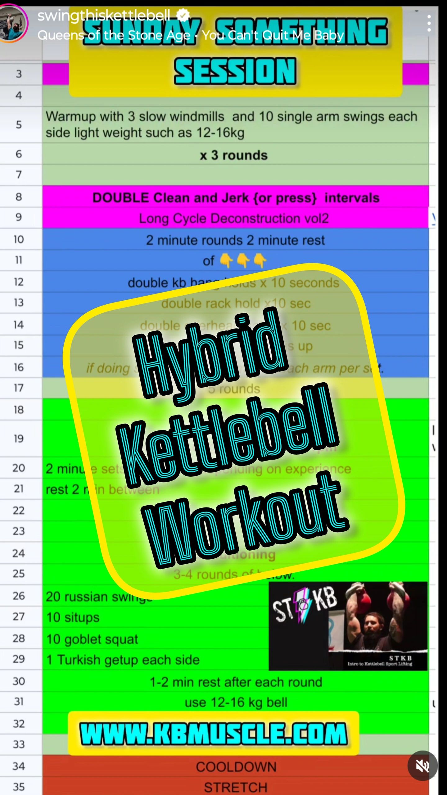 Kbg Training Routine New KBOMG Hybrid Workout of the Week