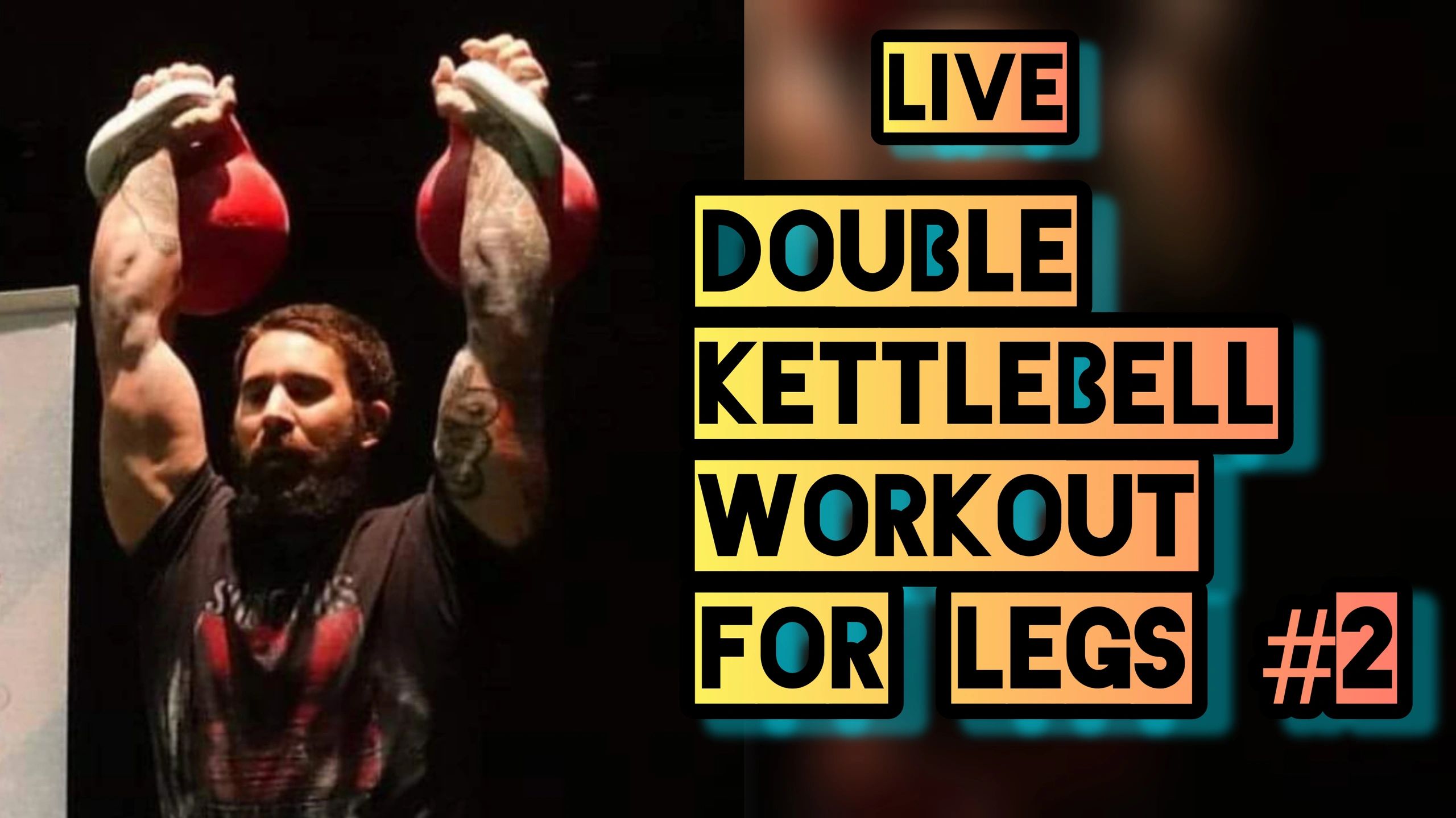 New Live Double Kettlebell Workout for Legs 2