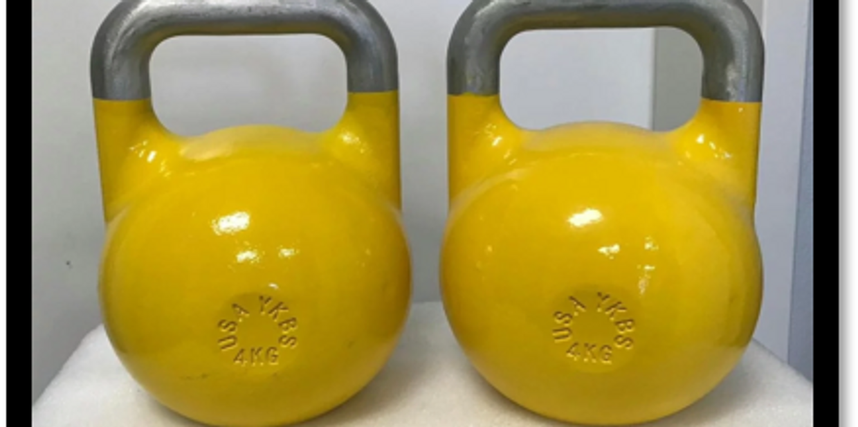 Kettlebells for kids. Competition style Kettlebells that are fit for youth athletes