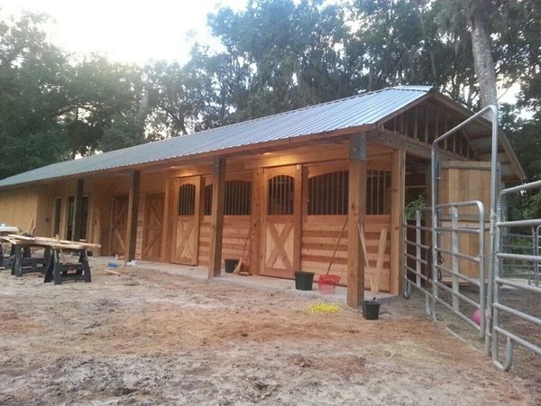 Custom barn construction