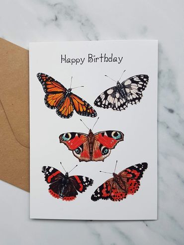 butterfly birthday card