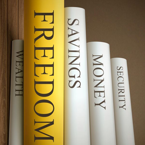 Stack of weath building related books