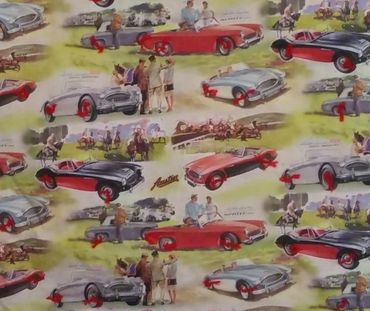 KarKwilt with European roadsters print