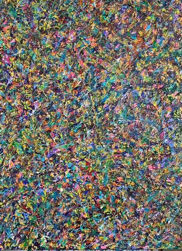 A Symphony of Colours5, acrylic on canvas, 48x36