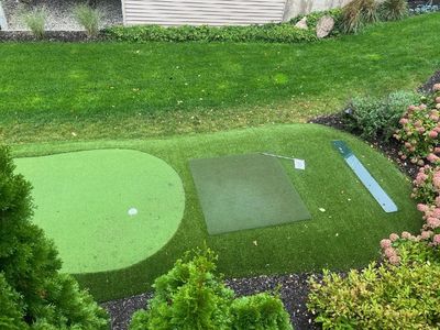 One of our dealers putting green and Crocbox packages