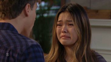 Luna sobs as Will tells her that he doesn’t love her on The Bold and the Beautiful.