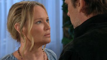 Sharon comes face-to-face with Matt Clark in her hotel room on The Young and the Restless.