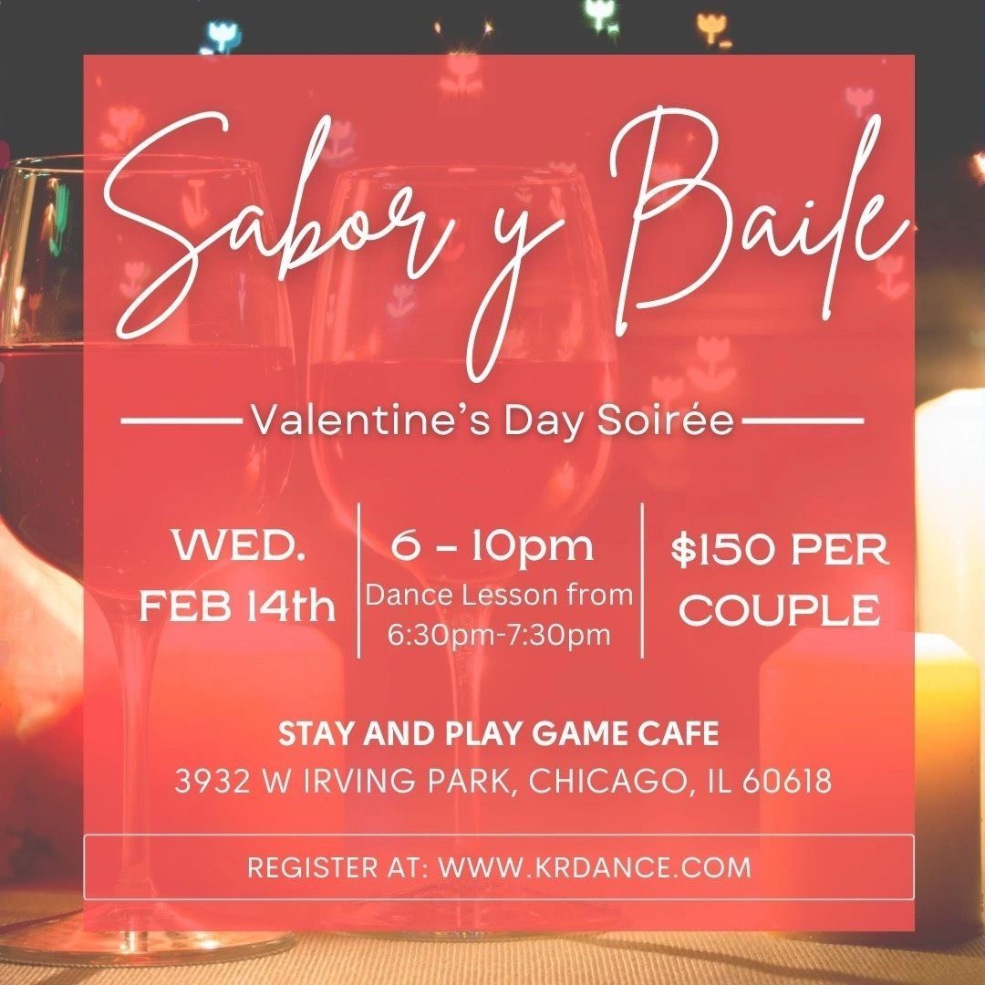 Valentines Day Event
Dinner and Cocktails
Dance Lessons
Board Games