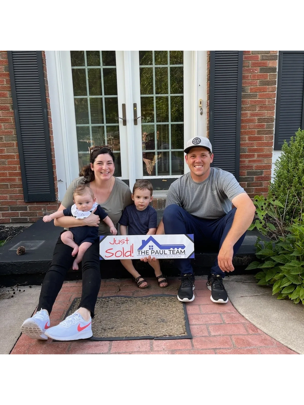 One of our happy clients on closing day!