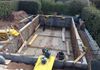 During pool construction 5m x 9,5m in Roquebrune sur Agrees