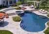 Complete pool, spa, terrace and gardening
