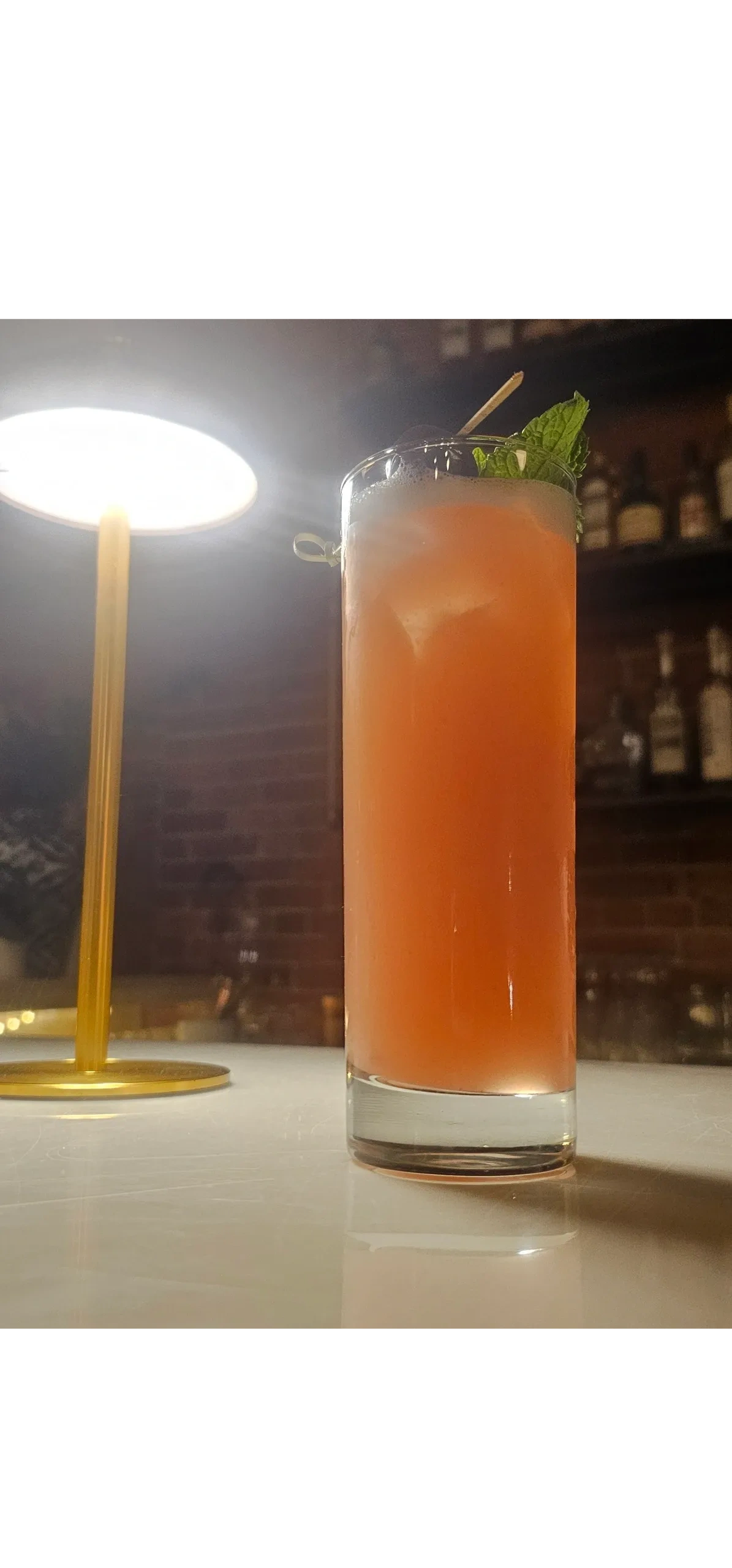 Cocktail at bar
