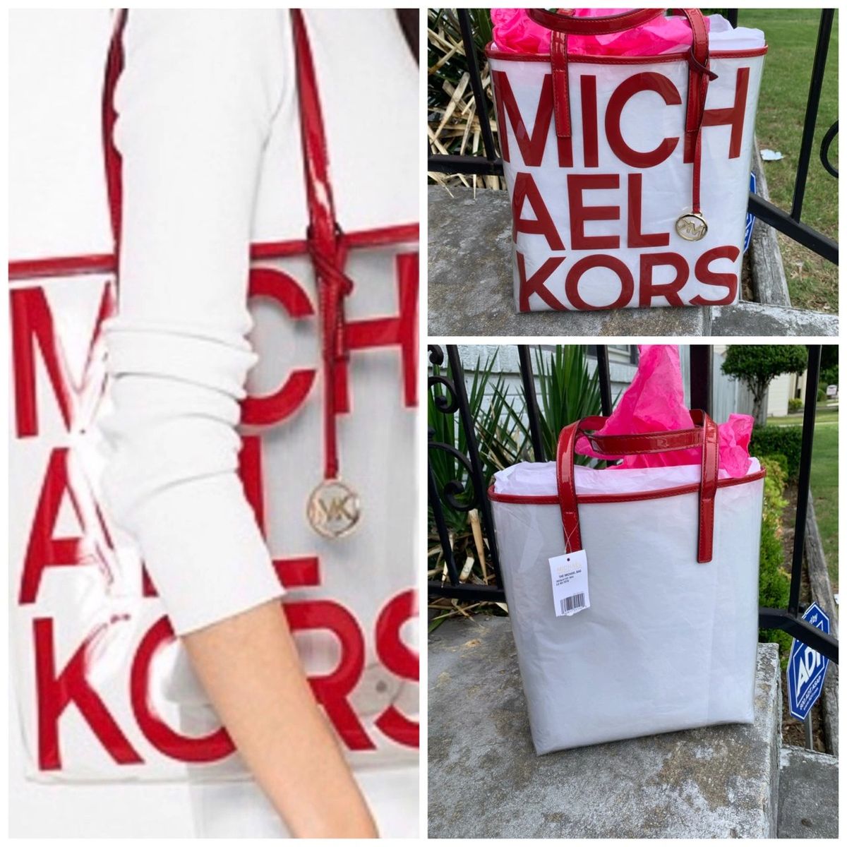 Michael Kors Clear Tote NEW